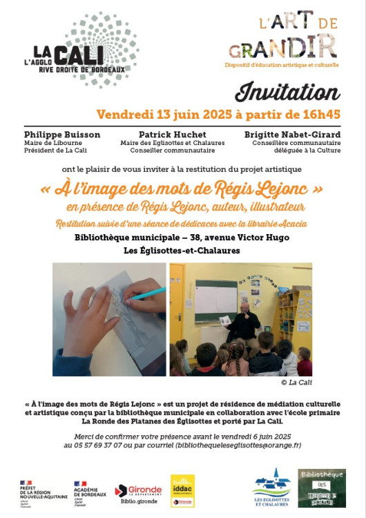 INVITATION-Vendredi 13 juin-L'Art de grandir-Bibliothèque des Eglisottes.jpg